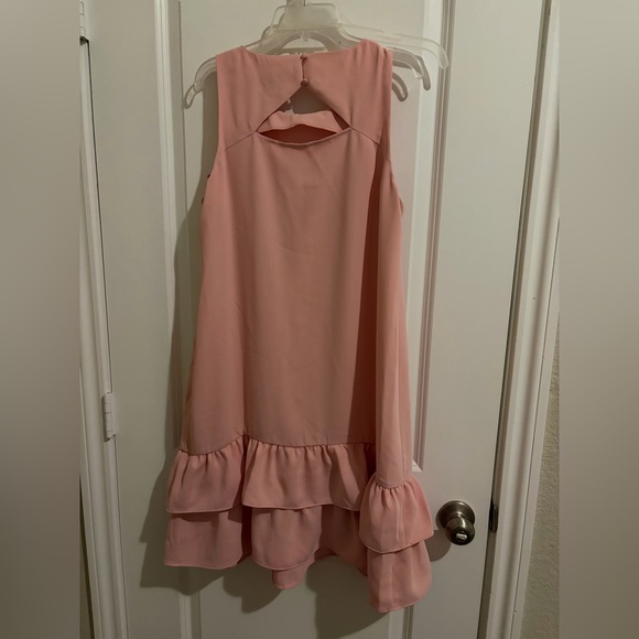 LOFT Pink Ruffle Dress - Picture 3 of 3